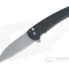 Protech Malibu Flipper Black GPK Exclusive Acid Washed 20CV Modified Wharncliffe Button Lock Folder 5102-AW