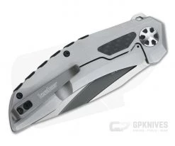 Kershaw Norad Satin D2 Carbon Fiber Inlaid KVT Frame Lock Hidden Flipper 5510 -Outlet Flippers Store 5510 2