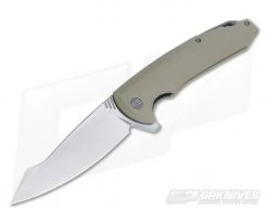 WE Knife Co 617F Flipper Tan G10 Satin D2