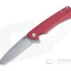 Case Kinzua Tanto S35VN Red Aluminum Frame Lock Flipper 64664