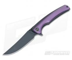 WE Knife Co 704F Flipper Purple Titanium Black M390