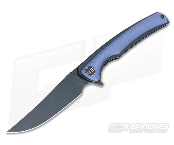 WE Knife Co 704G Flipper Blue Titanium Black M390 3 WE Knife Co 704G Flipper Blue Titanium Black M390