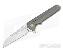 WE Knife Co 705D Flipper Bronze Ti Rubbed Satin M390