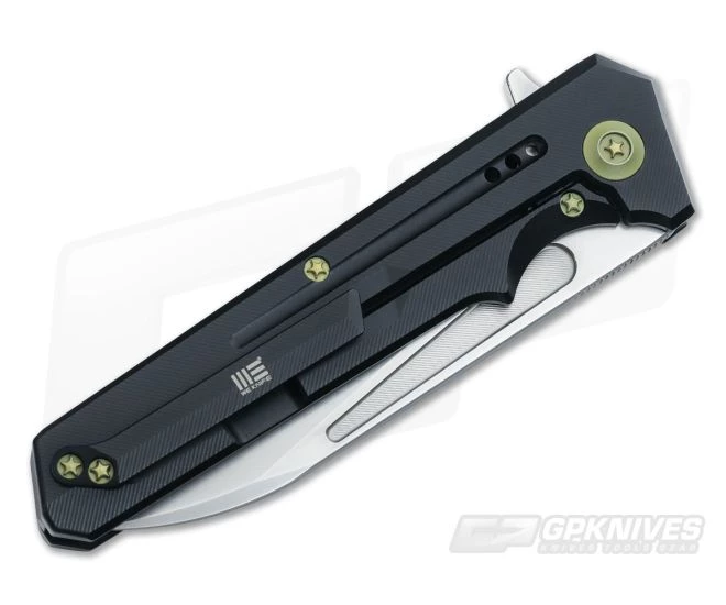 WE Knife Co 705E Flipper Black Ti Rubbed Satin M390 4 WE Knife Co 705E Flipper Black Ti Rubbed Satin M390 - Image 2