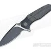 WE Knife Co Nitida 707E Black Titanium Flipper Carbon Fiber Black SW S35VN -Outlet Flippers Store 707e