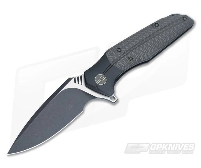 WE Knife Co Nitida 707E Black Titanium Flipper Carbon Fiber Black SW S35VN 3 WE Knife Co Nitida 707E Black Titanium Flipper Carbon Fiber Black SW S35VN