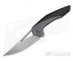 WE Knives 720A Zeta Limited Isham Flipper Carbon Fiber Satin M390