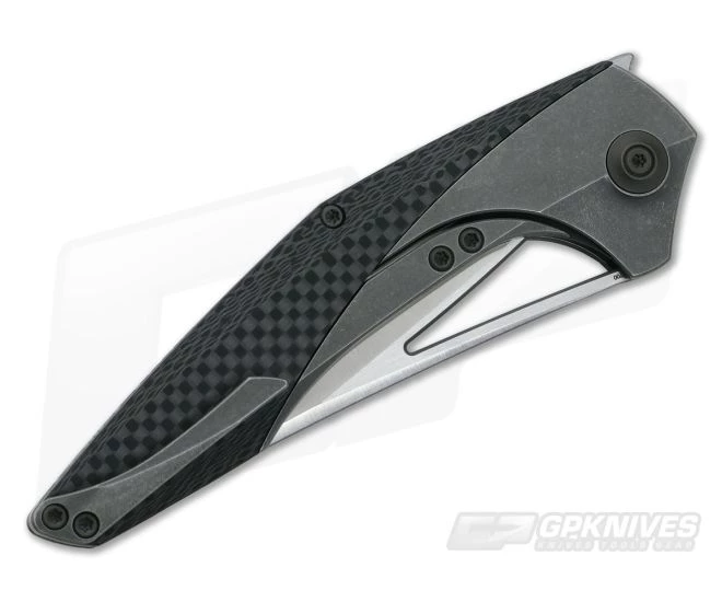 WE Knives 720A Zeta Limited Isham Flipper Carbon Fiber Satin M390 4 WE Knives 720A Zeta Limited Isham Flipper Carbon Fiber Satin M390 - Image 2
