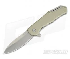Kabar Jarosz Titanium Frame Lock Flipper Spear Point 7509