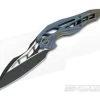 WE Knives Arrakis Isham 906B Flipper Blue Bronze Titanium Black Stonewash M390