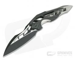 WE Knives Arrakis Isham Flipper Carbon Fiber Gray Titanium Black M390 906CF-D
