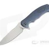 WE Knives 910B "037" Bogardus Blue Titanium Frame Lock Flipper M390
