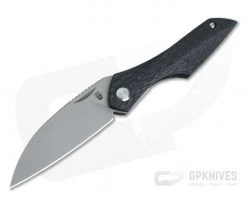 Isham Bladeworks Abstruse Front Flipper Carbon Fiber Liner Lock