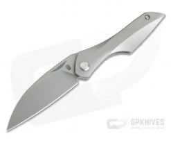Isham Bladeworks Abstruse Front Flipper Titanium Frame Lock