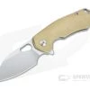 GiantMouse ACE Riv Tumbled Brass Satin Elmax Titanium Frame Lock Flipper -Outlet Flippers Store ace riv brass 1