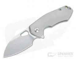 GiantMouse ACE Riv Satin Elmax Titanium Frame Lock Flipper