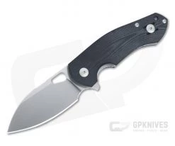 GiantMouse ACE Biblio Black G10 Satin M390 Liner Lock Flipper