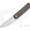 Reate Knives Bushido Brown Burlap Micarta Satin M390 Kwaiken Front Flipper 2 Reate Knives Bushido Brown Burlap Micarta Satin M390 Kwaiken Front Flipper -Outlet Flippers Store bushido 002 1