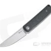 Reate Knives Bushido Carbon Fiber Stonewashed M390 Kwaiken Front Flipper