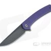 CIVIVI Mini Asticus Black Stonewashed Stainless Purple G10 Liner Lock Flipper C19026B-4 -Outlet Flippers Store c19026b 4 1 1