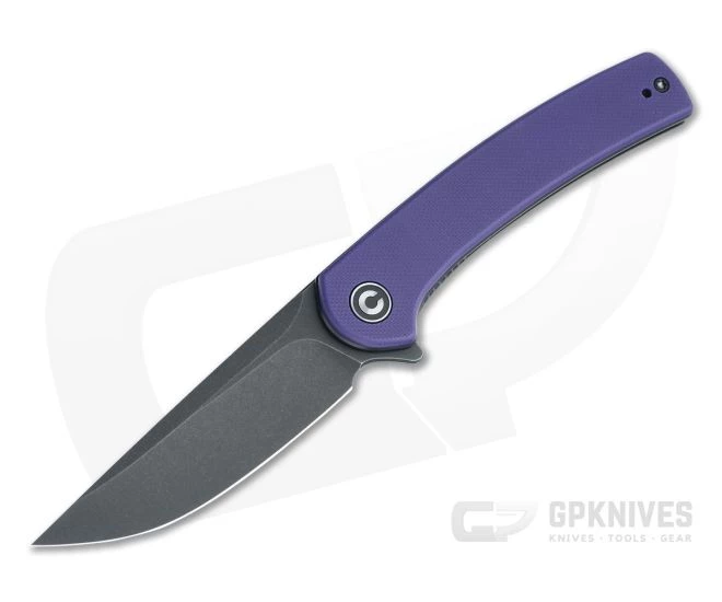 CIVIVI Mini Asticus Black Stonewashed Stainless Purple G10 Liner Lock Flipper C19026B-4 3 CIVIVI Mini Asticus Black Stonewashed Stainless Purple G10 Liner Lock Flipper C19026B-4