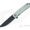 CIVIVI Bo Zinker Black Stonewashed Nitro-V Natural G10 Liner Lock Flipper C20009B-4 -Outlet Flippers Store c20009b 4 1
