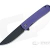 CIVIVI Bo Zinker Black Stonewashed Nitro-V Purple G10 Liner Lock Flipper C20009B-5 -Outlet Flippers Store c20009b 5 1