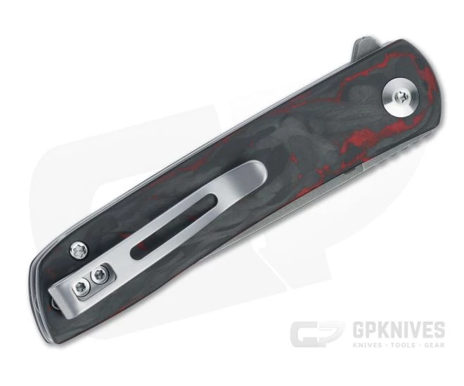 CIVIVI Bo Zinker Gray Stonewashed Nitro-V Red Carbon Fiber Liner Lock Flipper C20009B-B 4 CIVIVI Bo Zinker Gray Stonewashed Nitro-V Red Carbon Fiber Liner Lock Flipper C20009B-B - Image 2