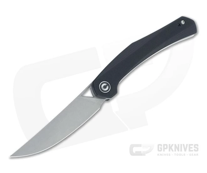CIVIVI Lazar Isham Gray Stonewashed Stainless Black G10 Front Flipper C20013-1 3 CIVIVI Lazar Isham Gray Stonewashed Stainless Black G10 Front Flipper C20013-1