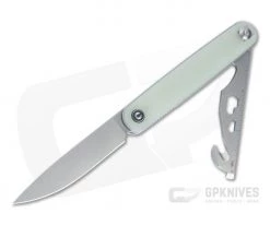 CIVIVI Crit Stonewashed Nitro-V Natural G10 Multifunction Liner Lock Front Flipper C20014F-2