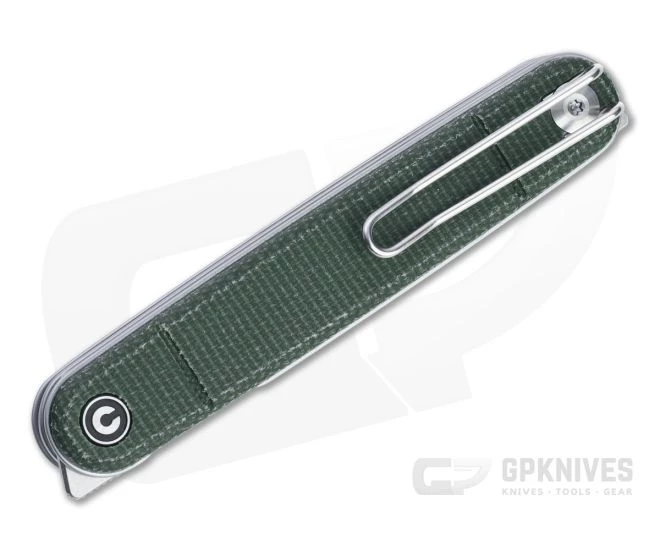 CIVIVI Crit Stonewashed Nitro-V Green Micarta Multifunction Liner Lock Front Flipper C20014F-3 4 CIVIVI Crit Stonewashed Nitro-V Green Micarta Multifunction Liner Lock Front Flipper C20014F-3 - Image 2