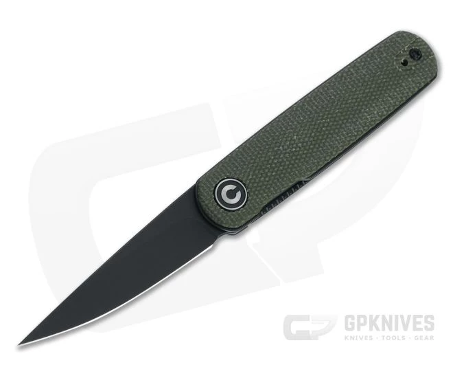 CIVIVI x Lundquist Lumi Black Stonewashed 14C28N Green Micarta Top Flipper C20024-1 3 CIVIVI x Lundquist Lumi Black Stonewashed 14C28N Green Micarta Top Flipper C20024-1