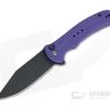 CIVIVI Cogent Button Lock Flipper Black Stonewashed 14C28N Purple G10 Folder C20038D-2