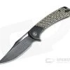 CIVIVI Dogma Black Polished Brass Black Hand Rubbed Damascus Liner Lock Flipper C2005DS-1