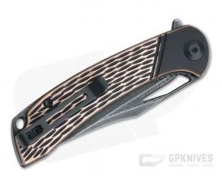 CIVIVI Dogma Black Polished Copper Black Hand Rubbed Damascus Liner Lock Flipper C2005DS-2 -Outlet Flippers Store c2005ds 2 2 1