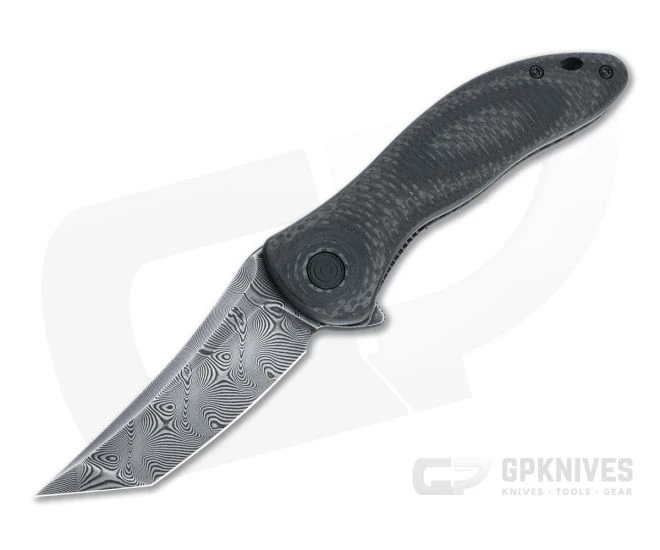 CIVIVI Synergy3 Tanto Black Damascus Carbon Fiber/G10 Liner Lock Flipper C20075B-DS1 3 CIVIVI Synergy3 Tanto Black Damascus Carbon Fiber/G10 Liner Lock Flipper C20075B-DS1