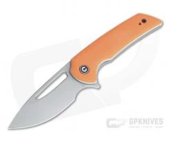 CIVIVI Odium C2010B Ferrum Forge Orange G10 Stonewashed D2 Liner Lock Flipper