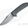 CIVIVI Ortis Black Hand Rubbed Damascus Clip Point Carbon Fiber Liner Lock Flipper C2013DS-1 -Outlet Flippers Store c2013ds 1 1 1