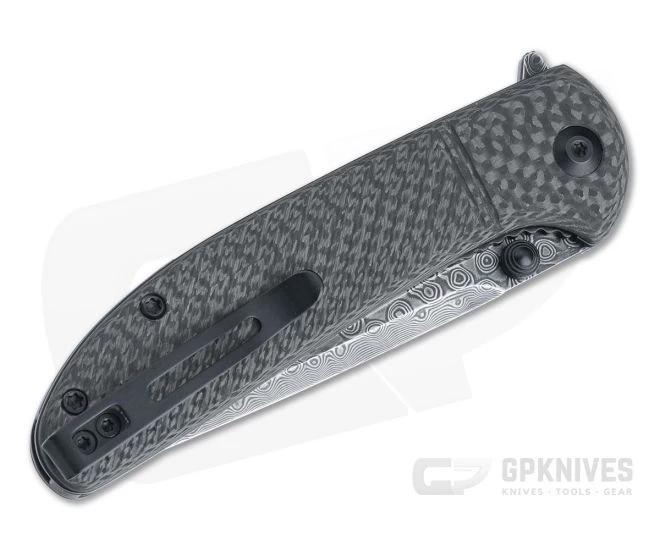 CIVIVI Badlands Vagabond Damascus Spear Point Carbon Fiber Liner Lock Flipper C2019DS-1 4 CIVIVI Badlands Vagabond Damascus Spear Point Carbon Fiber Liner Lock Flipper C2019DS-1 - Image 2