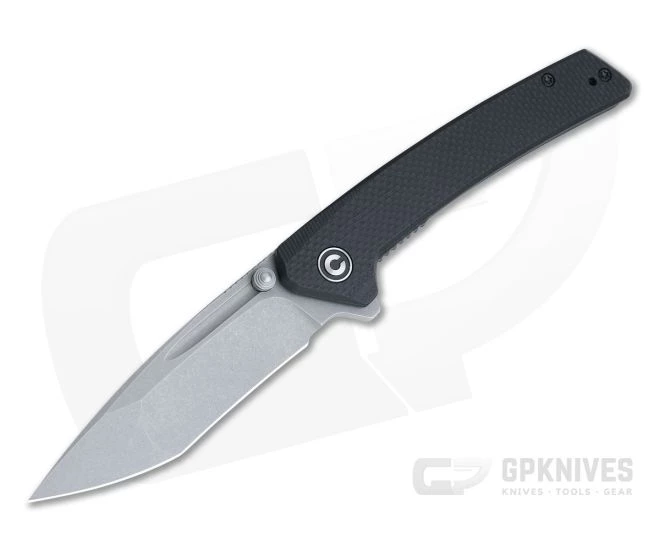 CIVIVI Keen Nadder Gray Stonewashed N690 Coarse Black G10 Liner Lock Flipper C2021A 3 CIVIVI Keen Nadder Gray Stonewashed N690 Coarse Black G10 Liner Lock Flipper C2021A