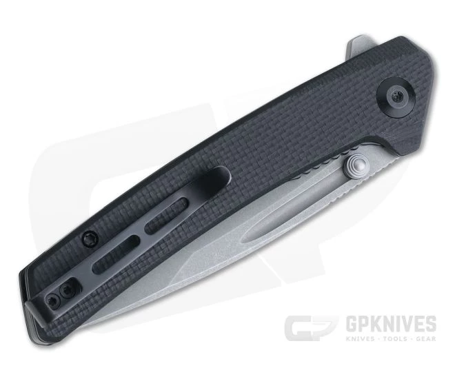 CIVIVI Keen Nadder Gray Stonewashed N690 Coarse Black G10 Liner Lock Flipper C2021A 4 CIVIVI Keen Nadder Gray Stonewashed N690 Coarse Black G10 Liner Lock Flipper C2021A - Image 2