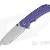 CIVIVI Brazen Tanto Purple G10 Gray Stonewashed D2 Liner Lock Flipper C2023A -Outlet Flippers Store c2023a 1 1