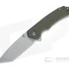 CIVIVI Brazen Tanto Bead Blast D2 Coarse Green Micarta Liner Lock Flipper C2023F -Outlet Flippers Store c2023f 1 1