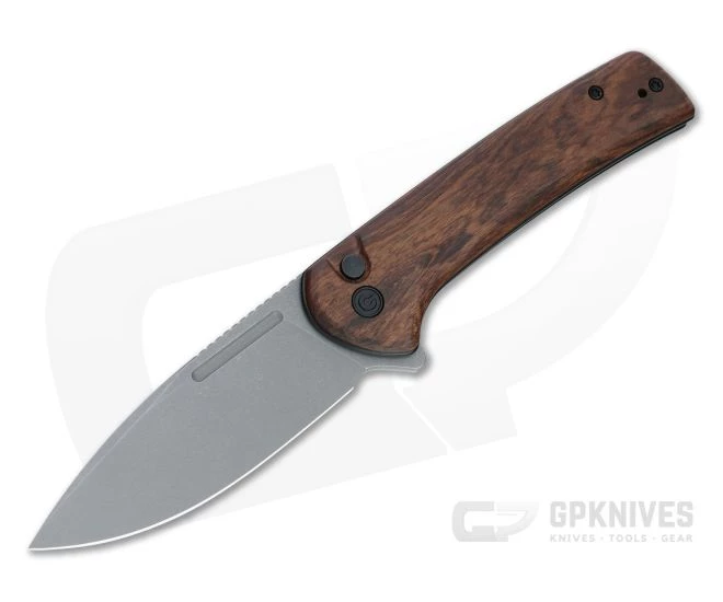 CIVIVI Conspirator Gray Stonewashed Nitro-V Cuibourtia Wood Button Lock Flipper C21006-3 3 CIVIVI Conspirator Gray Stonewashed Nitro-V Cuibourtia Wood Button Lock Flipper C21006-3