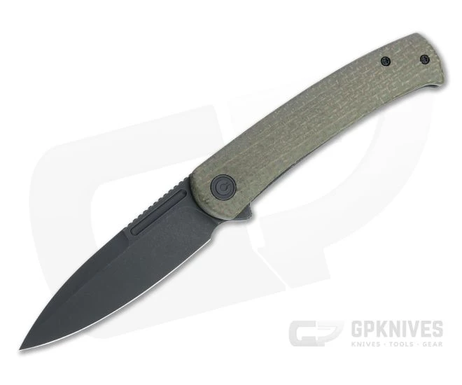 CIVIVI Cetos Flipper Black Stonewashed 14C28N Green Burlap Micarta Frame Lock Folder C21025B-3 3 CIVIVI Cetos Flipper Black Stonewashed 14C28N Green Burlap Micarta Frame Lock Folder C21025B-3