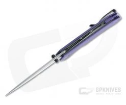 CIVIVI Brazen Drop Point Purple G10 Stonewashed 14c28n Liner Lock Flipper C2102A -Outlet Flippers Store c2102a 3