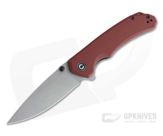 CIVIVI Brazen Drop Point Burgundy G10 Stonewashed 14c28n Liner Lock Flipper C2102B 3 CIVIVI Brazen Drop Point Burgundy G10 Stonewashed 14c28n Liner Lock Flipper C2102B