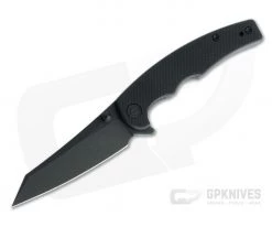 CIVIVI x Kaila Cumings P87 Folder Black Stonewashed Nitro-V Black G10 Folding Knife C21043-1