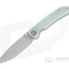 CIVIVI Imperium Stonewashed Nitro-V Natural Jade G10 Front Flipper C2107A -Outlet Flippers Store c2107a 1 1
