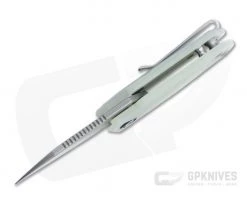 CIVIVI Ki-V Ostap Hel Gray Stonewashed 9Cr18MoV Jade G10 Slip Joint Top Flipper C2108A -Outlet Flippers Store c2108a 3